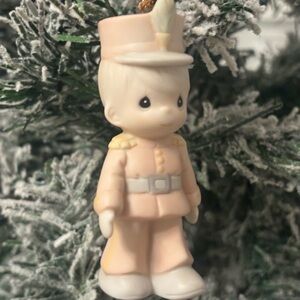 Enesco Precious Moments Nutcracker Ornament in Cream and White